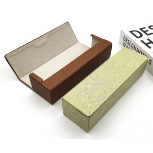Vente directe usine Chine : Étui à lunettes rectangulaire pliable, étui à lunettes de soleil, boîte à lunettes personnalisable avec logo, accessoires pour lunettes personnalisables - Product Image 4