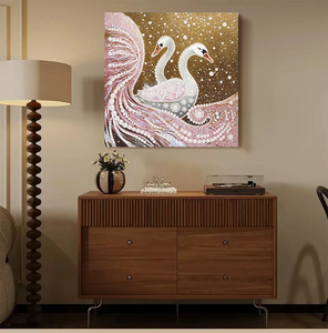 Full Round Diamond Painting Kit With Pearl Beads DIY 30*30CM Craft with Complete Tools&amp;Materials Framed <strong>Wall</strong> <strong>Art</strong> Pearl Painting - Product Image 4