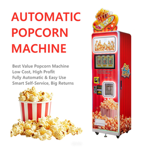 Éxito de Ventas Máquina Expendedora de Palomitas de Maíz de Autoservicio Totalmente Automática con 3 Sabores para Lugares Comerciales y de Ocio Público - Product Image 1