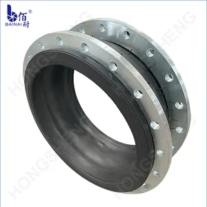 Manufacturer Price Flexible Coupling Pipe Flanged Connector EPDM Rubber Bellows single sphere rubber expansion joint