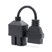Cable Conector OBDII de 20 Pines a 16 Pines, Herramienta de Diagnóstico Obd1 a Obd2, Compatible con Autos Kia Antiguos, Gran Venta