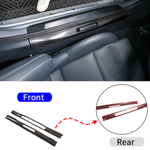 Copertura Decorativa in Fibra di Carbonio per Pannello Porta, Cornice per Pulsanti in Vetro per Interni Porsche 911, Protezione Battitacco Auto - Product Image 4