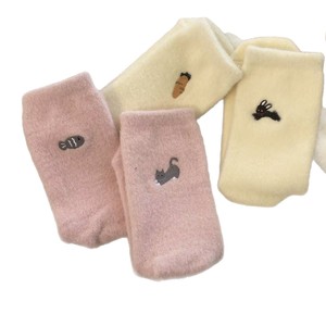 Chaussettes mi-mollet en polaire pour femmes, chaussettes de sommeil épaisses doublées thermiquement, pour la maison, vêtements d'automne et d'hiver - Product Image 4