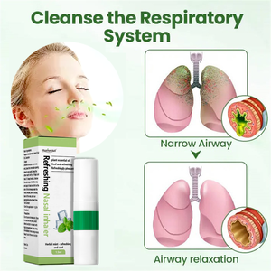 Barra Refrescante de Aceite de Menta para la Respiración Nasal, Suministro para el Cuidado de la Salud para Revitalizar la Mente Mientras Conduce, Aspiración Nasal Eficaz - Product Image 1