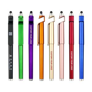 Bolígrafo Stylus Promocional Económico de Plástico con Tinta Negra de 0.5 mm, Colores Surtidos y Logotipo Personalizado - Product Image 6