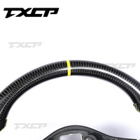 Volant de voiture en cuir Nappa modifié en fibre de carbone pour VW Golf 6 GTI 6ème génération Scirocco Volkswagen