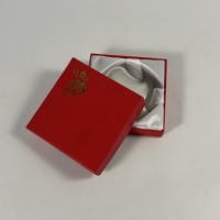 Boîte à bijoux en papier en gros, logo personnalisé imprimé, emballage de luxe décoratif et coloré pour bracelet