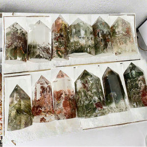 All'ingrosso piccolo fantasma verde punto di cristallo di quarzo per la guarigione spirituale naturale altri mestieri di cristallo - Product Image 3