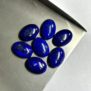 Bán Buôn Tự Nhiên Lapis Lazuli Đá Oval Flat Lại Cabochon Hạt - Product Image 5