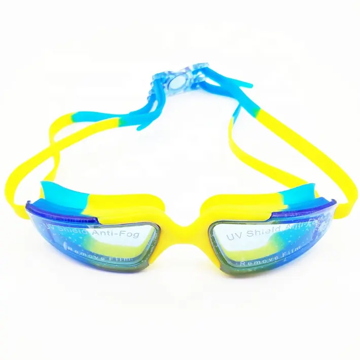 ילד אופנה עיצוב חיצוני ספורט גבוהה-איכות לשחות צלילה אין דליפה אנטי ערפל צפייה רחבה זווית אנטי-שריטה שחייה משקפיים