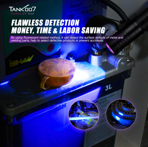 Tank007 k9a5 365nm <span class=keywords><strong>UV</strong></span> đèn Pin huỳnh quang phát hiện linternas <span class=keywords><strong>UV</strong></span> LED Torch ánh sáng cho hộ chiếu giấy chứng nhận giấy tờ - Product Image 4