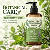 Shampo Penguat Rambut Harian Private Label Menutrisi Rambut dari Akar hingga Ujung dengan Aroma Mint yang Menyegarkan, Cocok untuk Semua Jenis Rambut