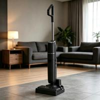 Aspirateur eau et poussière, laveur de sols, serpillière inclinable à 180 degrés, tout-en-un avec auto-nettoyage et séchage à air chaud pour la maison