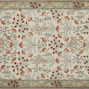 Adeline พรมขนสัตว์100% แบบดั้งเดิมทำด้วยมือแบบตะวันออกขนาดกำหนดเองได้สไตล์โมเดิร์นสำหรับการสวดมนต์และปิกนิกที่บ้าน - Product Image 1