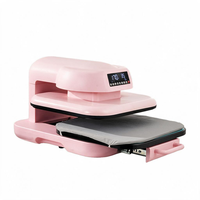 Machines de presse à chaud entièrement automatiques 15x15 pour vêtements et t-shirts, faciles à utiliser