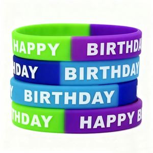 Bracelet en silicone avec gravure de texte, logo, bracelet de sport coloré, texte imprimé en relief, bracelet en silicone lumineux pour adultes - Product Image 4