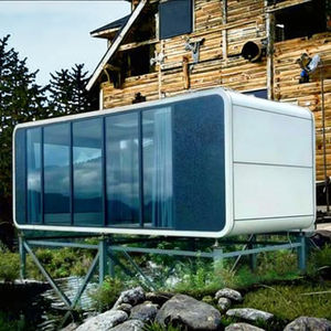 Cápsula de hotel prefabricada moderna y ecológica de 20 pies y 40 pies, Hangfa Apple Cabin, construcción de acero para oficina <span class=keywords><strong>inmobiliaria</strong></span>, almacén Pod - Product Image 1