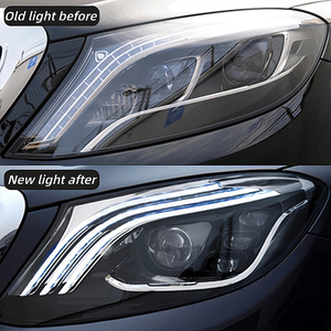 Benz <span class=keywords><strong>S</strong></span> <span class=keywords><strong>Class</strong></span> W222 Led Đèn Pha chiếu <span class=keywords><strong>DRL</strong></span> 2014 2018 s350s400w223 xe Styling ô tô phụ kiện 6000K Màu 12V - Product Image 2