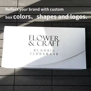 Caja de Regalo <span class=keywords><strong>para</strong></span> Flores con Tapa Abatible de Fácil Acceso |   Caja de Papel Plegable Innovadora de Estilo Abierto <span class=keywords><strong>para</strong></span> Entrega de Ramos Florales - Product Image 4
