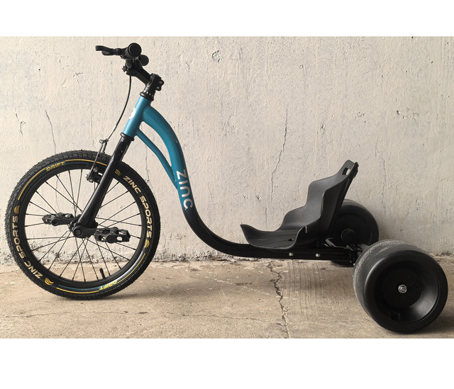 Kencycle Adult Trike with Big Wheels/20" Fat Tires Steel Frame Drift Bike 120KG Max Load SY-TR20101