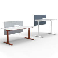 Bureau assis-debout électrique réglable en hauteur, table de bureau intelligente, mobile, portable, cadre à double moteur, capacité 120 kg
