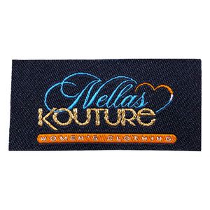 ป้ายทอผ้าสำหรับเสื้อผ้า ออกแบบโลโก้ตามสั่ง ป้ายผ้าทอคุณภาพสูง - Product Image 2