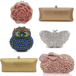 Cartera <span class=keywords><strong>de</strong></span> Mano <span class=keywords><strong>de</strong></span> <span class=keywords><strong>Noche</strong></span> para Mujer <span class=keywords><strong>de</strong></span> Metal con Pedrería y Cristales para Bodas y Cenas - Bolso <span class=keywords><strong>de</strong></span> Mano Cuadrado <span class=keywords><strong>de</strong></span> Diamantes para Novia - Product Image 1