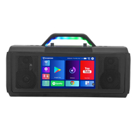 Système de karaoké intelligent tout-en-un 2026 pour les joueurs de karaoké, haut-parleur avec 2 micros, système Android, machine puissante sans fil avec écran tactile
