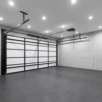 AAVAQ SX20 - Ouvre-porte de garage sectionnel moderne en métal - Contrôle par télécommande - Force de levage de 1200N - Fonctionnement facile - Garantie de 5 ans