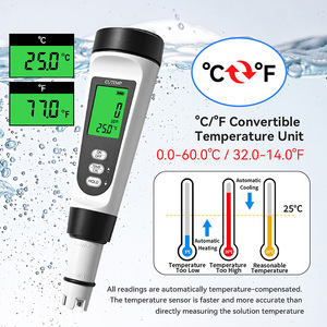 CL Meter Draagbare SUNHO CL-M21 Aquarium & Zwembad Residuele Chloortester 2-in-1 CL Detector met Temperatuurbereik 0-60°C - Product Image 5