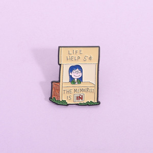 Hot American Newspaper Comic <strong>Strip</strong> Metal Brooch Creative Anime Comics Peripheral Series Accessories Badge Soft <strong>Enamel</strong> Lapel Pin - Product Image 2