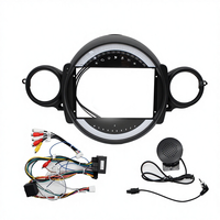 Autoradio GPS BQCC 9 pouces avec Carplay, navigation, stéréo, DSP, BT, lecteur multimédia DVD pour BMW Mini Cooper R56 R60 R51 2006 - 2015