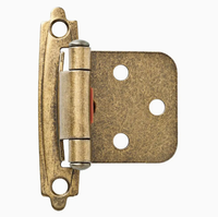 Charnière de meuble à fermeture automatique en laiton antique de style moderne