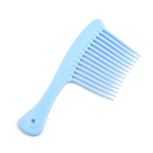 Peines de plástico negros de dientes anchos para peluquería y barbería al por mayor - Product Image 5