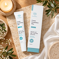 Crème Gel Réparatrice Apaisante Purifiante Anti-Acné et Anti-Imperfections à l'Acide Salicylique Fermenté, Niacinamide et Panthénol pour le Contrôle du Sébum et la Purification des Pores