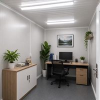 Maison conteneur modulaire de 20 pieds, préfabriquée en acier, détachable, moderne, pour camping, boutique, chambre et hôtel – Concept de Tiny House
