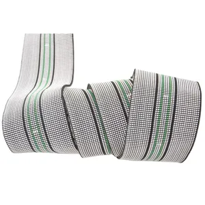 HONGYI Alta Elasticidade Sofá Elástico Webbing Strap Personalizado Cinza Sofá Cobre Cadeira Elástica Poliéster Stretch Home Textile