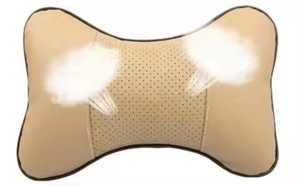 Coussin de siège auto respirant en cuir PU pour appuie-tête, accessoires intérieurs de voiture toutes saisons - Product Image 3