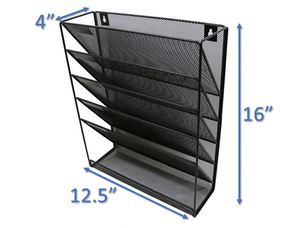 Metal Crafts Stackable 5 Tier Desktops Document <b>Tray</b> Holder Mesh <b>File</b> <b>Trays</b> Iron Wire for School Office Supplies - Product Image 5