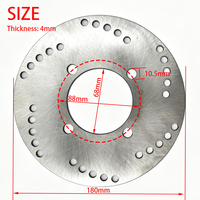 Disque de frein universel pour moto, simple mais durable, épaissi, usiné avec précision CNC, installation facile par visage à visser