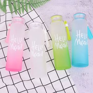 Offre Spéciale 400ml Voyage Verre Bouteille D'eau Citron Tasse De Luxe Haute Qualité Sport Sipmle Creative Boisson Gym Bouteille D'eau - Product Image 4