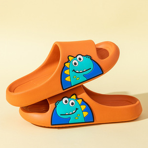 Soft Durable <b>Light</b> Weight 'Cool' Series Flat Sandals Breathable Little <b>Dinosaur</b> Design Slip-Resistant Comfortable Indoor - Product Image 3