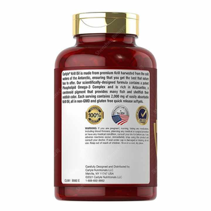 Oem Eigen Merk Hoge Kwaliteit Antarctische Krill Olie Softgel <span class=keywords><strong>Capsules</strong></span> Omega-3 Epa Dha Pure Food Grade Kruid Wilde Teelt Fles - Product Image 2