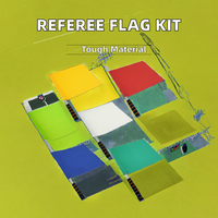 Drapeau d'arbitre de football, drapeau de signalisation de départ, drapeau de compétition sportive en plein air, drapeau à agiter à la main