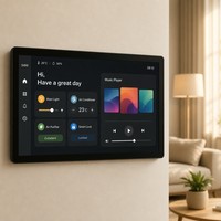 Tablet PC Táctil de 10.1 Pulgadas con Android 15 RK3566, Montaje en Pared, Google Play, PoE, RS485, HMI Industrial