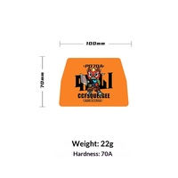 Outil pour film de voiture : Grattoir à double tranchant en forme d'aile pour film dégradé, Spécial pour l'insertion de film changeant de couleur QC-20/QC-21/QC-22