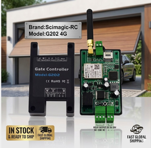 Controlador de Puerta GSM G202, Control <span class=keywords><strong>Remoto</strong></span> por SMS 2G, Interruptor de Relé Único para Puerta Corredera, Batiente o de Garaje - Product Image 1