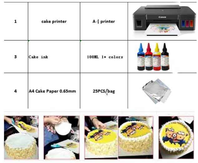 Edible Inkjet Printer IX6880 for Cake & Coffee Printing - ODM