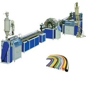 PVC Fiber Reinforced Pipe Production Line/ Soft PVC Garden Hose Fiber Pipe Making Machine