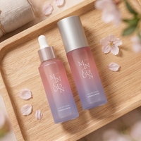 Flacons de luxe en PETG de 15 ml et 100 ml avec pompe pulvérisatrice pour shampoing, lotion, soins de la peau, ambre